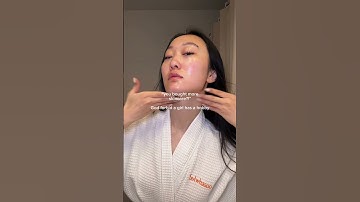 Favorite way to start and end the day 🧘‍♀️✨🧡 #skincareroutine