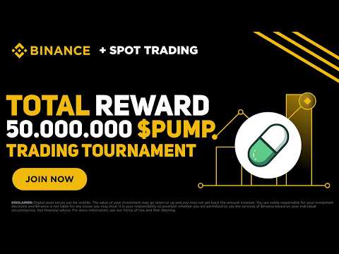 Dapatkan Reward Total 50.000.000 PUMP Dari Token Pumpfun | Binance Trading Tournament