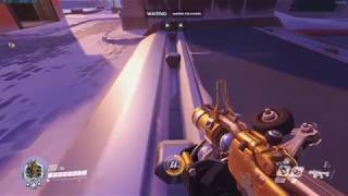 Odd Junkrat bug/pipe strat on Volskaya A