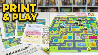 🚚 Delivery Town 🏨🏠🏢 - 🎲 Print aNd Play - Joquinhos Hard