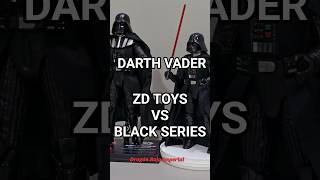 Comparación Darth Vader ZD Toys VS Black Series Star Wars Figura Acción