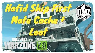 Hafid Ship First Mate Cache Key Location with Loot - DMZ Warzone 2.0