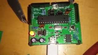 My first real pcb! -  A little ATmega Dev Board