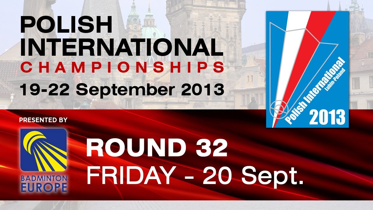 R32 - MS - Matthias Almer vs Rasmus Messerschmidt - Polish International 2013