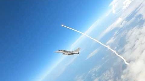 Ariane 6 launch - Rafale chase! - AdlA security patrol during launch at Guiana Space Centre, Kourou