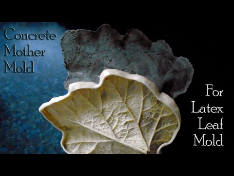 Concrete Leaf Casting | Concrete Mother Mold For Latex Leaf Mold