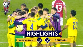 Kazakhstan 3 - 2 Denmark | Highlights | European Qualifiers | 26th March 2023