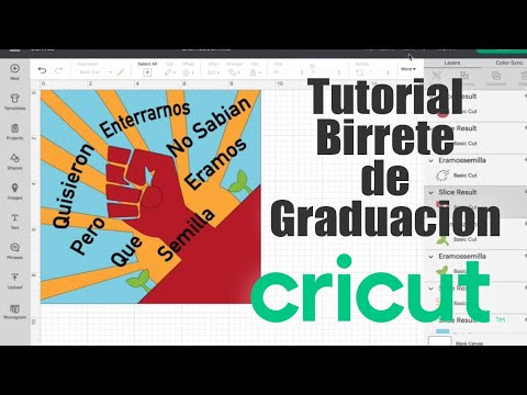 Tutorial Birrete de Graduaacion en la Cricut, Tutorial de Diseño y cortado- JohanaCaudiGs  @Los290ss