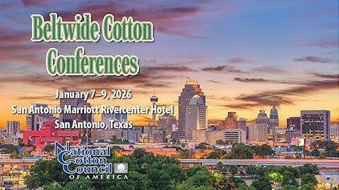Lauren Krogman Previews the Upcoming 2026 Beltwide Cotton Conferences