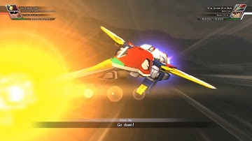 SD Gundam G-Generation Cross Rays - Wing Gundam (Bird Mode) All Animations