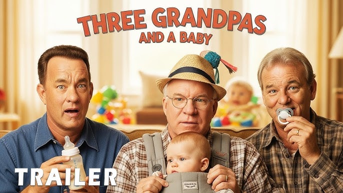 THREE GRANDPAS AND A BABY (2026) – First Trailer | Tom Hanks, Steve Martin, Bill Murray