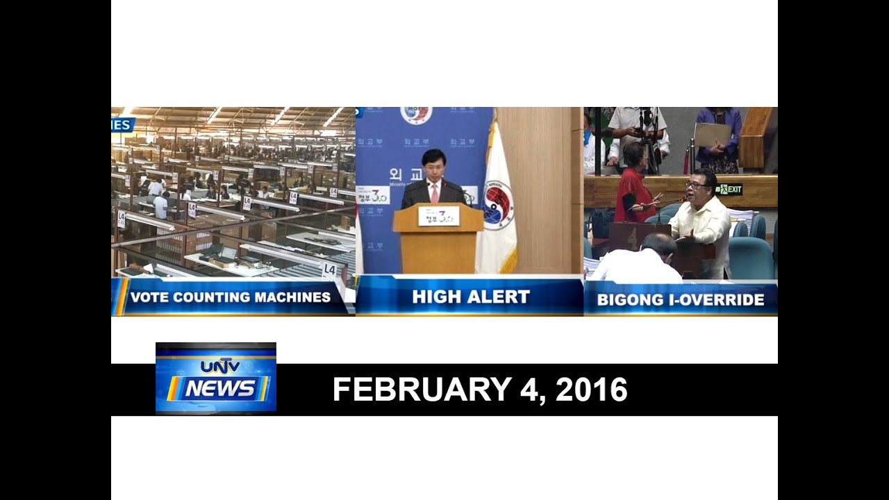 UNTV Life : UNTV News (February 04, 2016) - YouTube