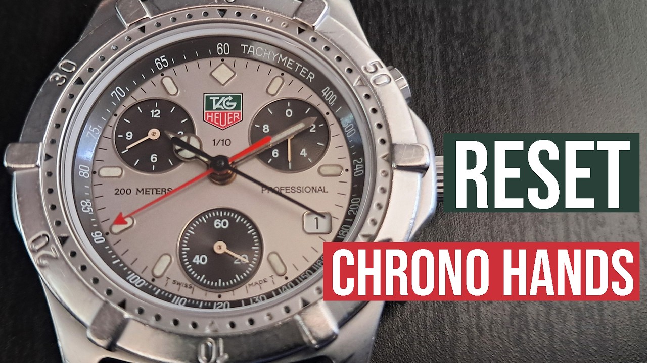 Хронограф Tag Heuer не сбрасывается? Как это исправить (ETA 251.262)