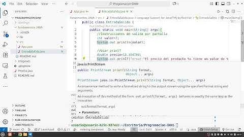 2 Fundamentos JAVA salida estándar
