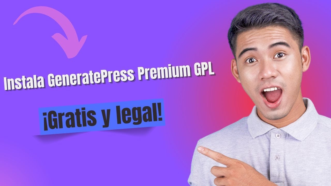 Cómo instalar GeneratePress Premium GPL en WordPress [2025] | Tema ...