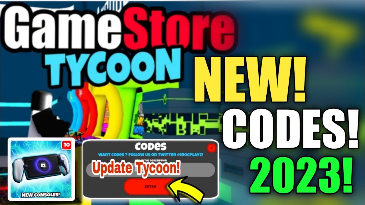 Update* CODES FOR GAME STORE TYCOON - 2023