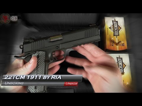 .22TCM / 9mm 1911 by Rock Island Armory Unboxing
