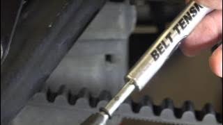 Harley drive belt deflection measurement
