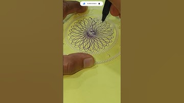 Simple Spirograph Design 18#spirograph #art #craft #design #artandcraft #artwork #spirographdesign