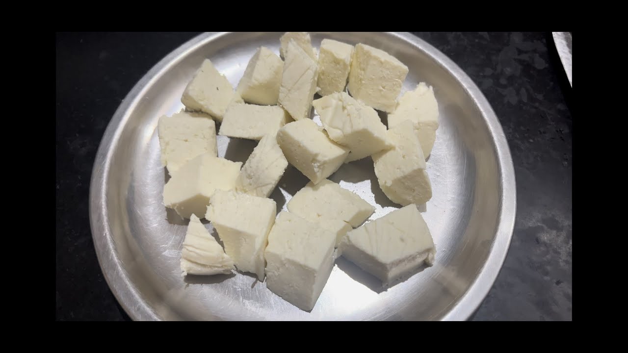 Paneer / Cottage cheese with curdled milk YouTube