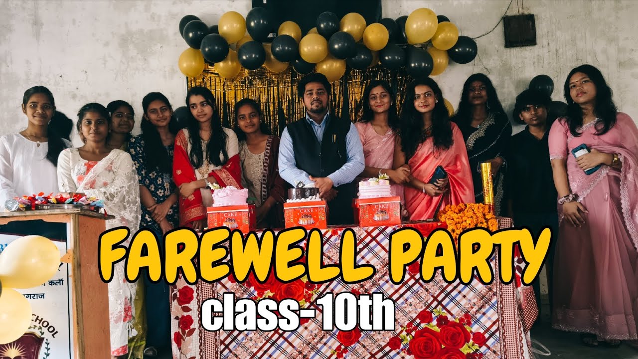 Farewell party class 10th - YouTube