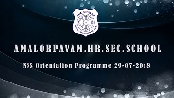 NSS Orientation Programme VIDEO  29 07 2018