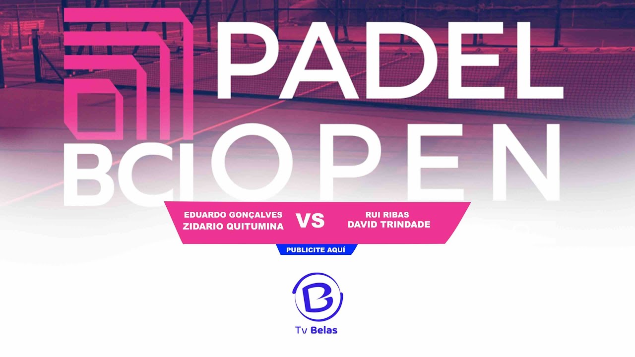 PADEL BCI OPEN 2024 (EDUARDO GONÇALVES/ZIDARIO QUITUMINA VS RUI RIBAS ...