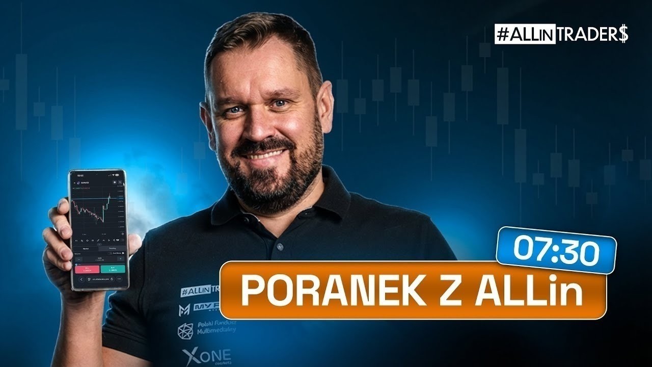 🔴PORANNE NEWSY Z ALLIN: ZŁOTO PO 6300? | WALL STREET W STRACHU