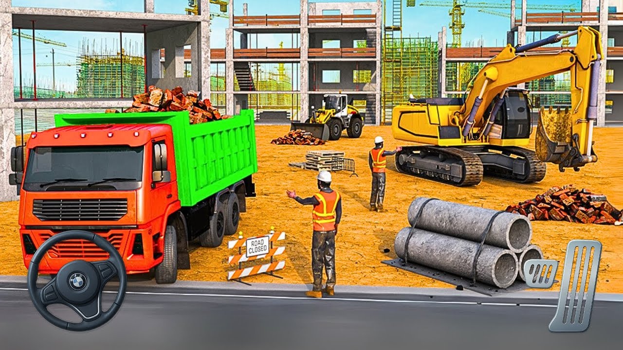 Excavator Simulator - Construction JCB Tunnel Builder: Construction Vehicles - Android GamePlay