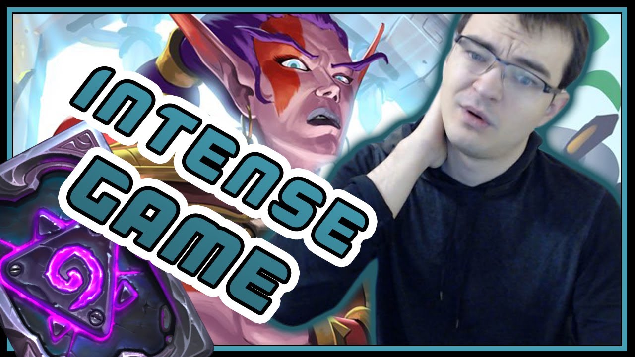 Intense game vs control warrior| Rise of Shadows | Hearthstone
