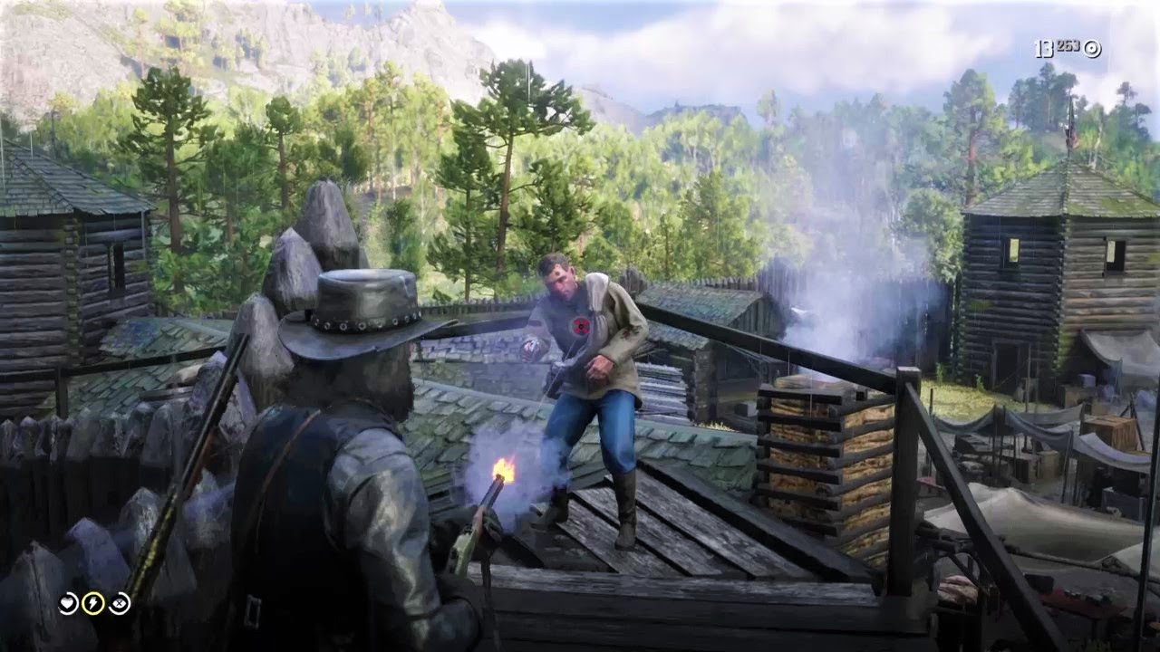 Attacking Fort Wallace - Red Dead Redemption 2 - YouTube