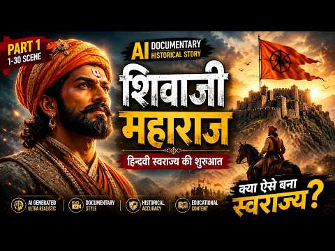 छत्रपति शिवाजी महाराज की असली कहानी | जन्म से हिन्दवी स्वराज्य तक | AI Historical Documentary