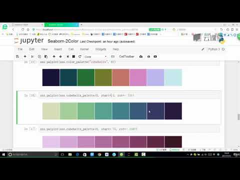 05Python可视化库Seaborn 课时30调色板颜色设置