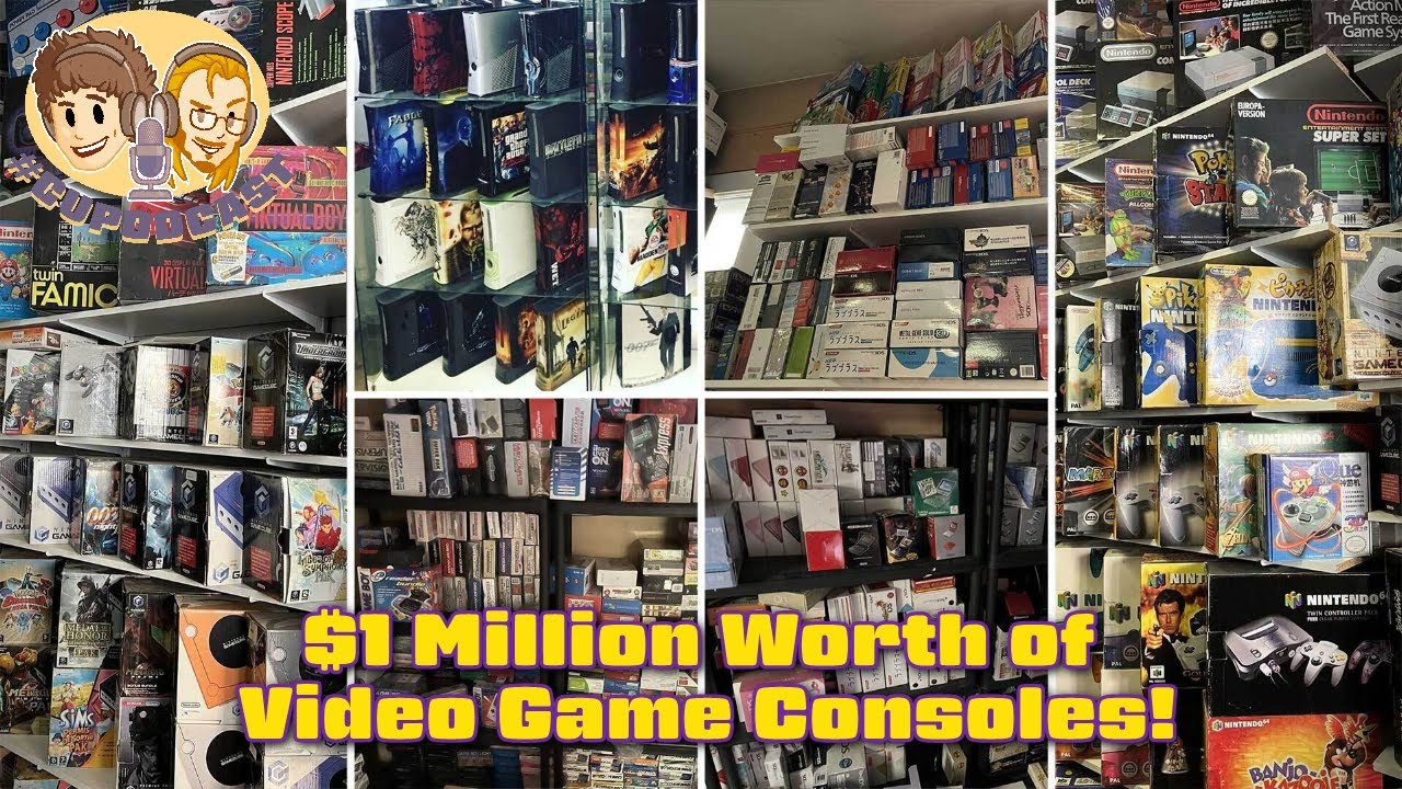1 Million Worth of Video Game Consoles YouTube