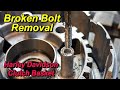 Harley Davidson Clutch Basket: Broken Bolt Removal