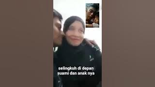 Tkw selingkuh di depan anak dan suaminya saat video call