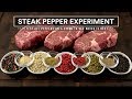 Which PEPPER is BEST for STEAKS? The STEAK PEPPER Experiment!