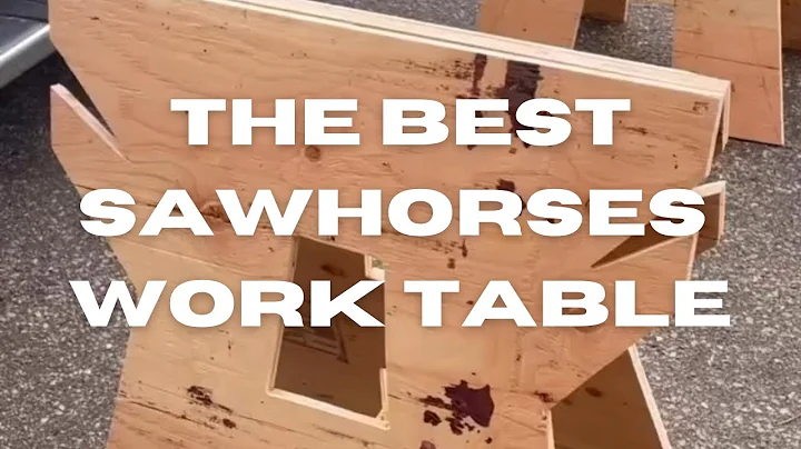 The Best Sawhorses / Job Site Work Table. Jackass Saw Horses.