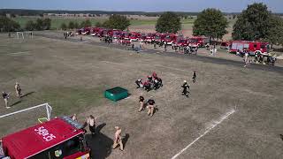 Żeńska Bojówka Osp Bysław Na Mistrzostwach Powiatu Tucholskiego. Lubiewo 2024