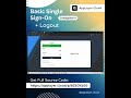 Login - Basic Single Sign-On Codeigniter 4 &amp; MySQL #shorts