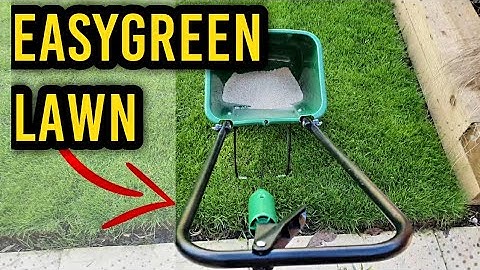 Hoe een roterende grasstrooier te gebruiken // Scotts EasyGreen Review
