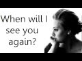 Adele - Dont You Remember Lyrics