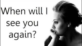 Adele - Dont You Remember Lyrics