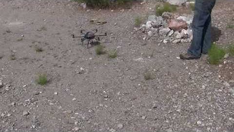 First fligt of Hexakopter