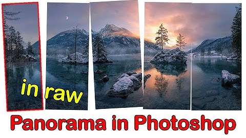 Photoshop tutorial, HDR-Panorama in the RAW-Converter