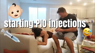 STARTING PIO Injections! 5 Days Out FET (Frozen Embryo Transfer) DITL VLOG