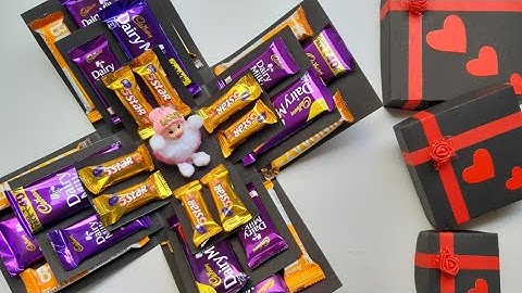 Chocolate explosion box/surprise gift box for Valentine