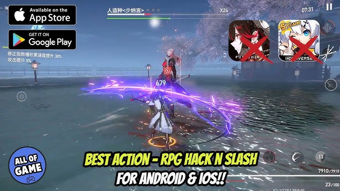 Top 7 Games Android Hack And Slash Anime Best Fun 2022 OFFLINE ONLINE 