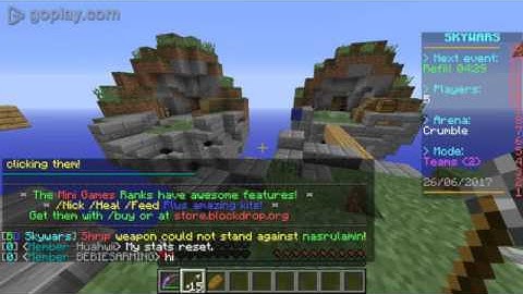 Hacker on BlockDrop Minecraft Server.