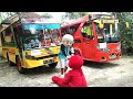 Upin Ipin Main Kejar-Kejaran dg PO Teletubbies di Antara Bus Tayo Wisata Maha Dewi LILY ALAN WALKER